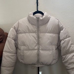 H&M cropped puffer jacket